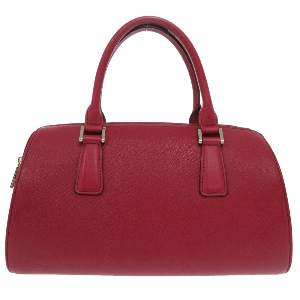 BURBERRY Handbag leather Red Nova Check