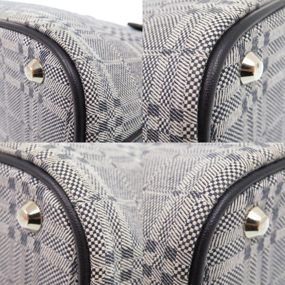 BURBERRY Handbag Canvas, Leather gray