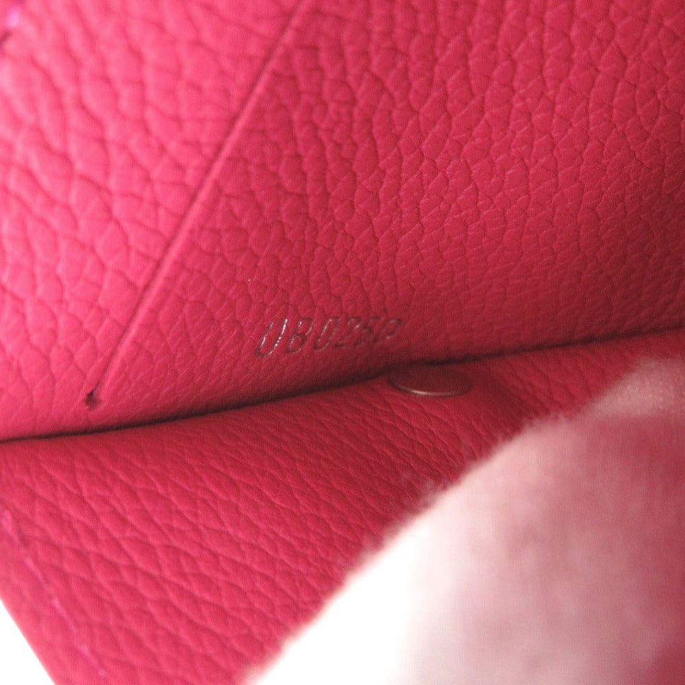 LOUIS VUITTON Tri-fold wallet M67860 leather pink Portefeuille Rock Mini