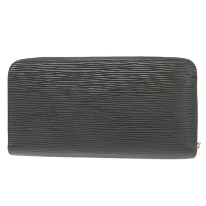 LOUIS VUITTON Long Wallet Purse M61857 Epi Leather Noir Epi Zippy wallet