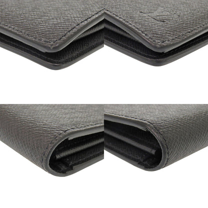 LOUIS VUITTON Long Wallet Purse M30501 Taiga Noir Portefeuille Plaza
