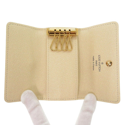 LOUIS VUITTON Key case Key holder  N60020 Damier Azur Canvas gray Multicles4