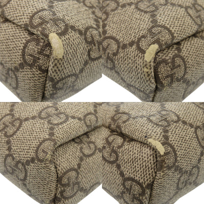 GUCCI Shoulder Bag 223666 GG Supreme Brown