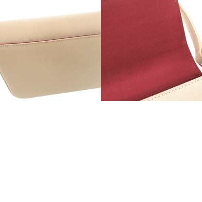 BURBERRY Handbag leather beige With logo