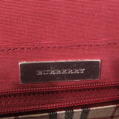 BURBERRY Handbag leather beige With logo