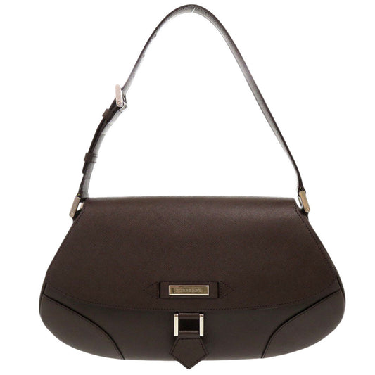 BURBERRY Handbag 20230824 leather Brown Vintage logo