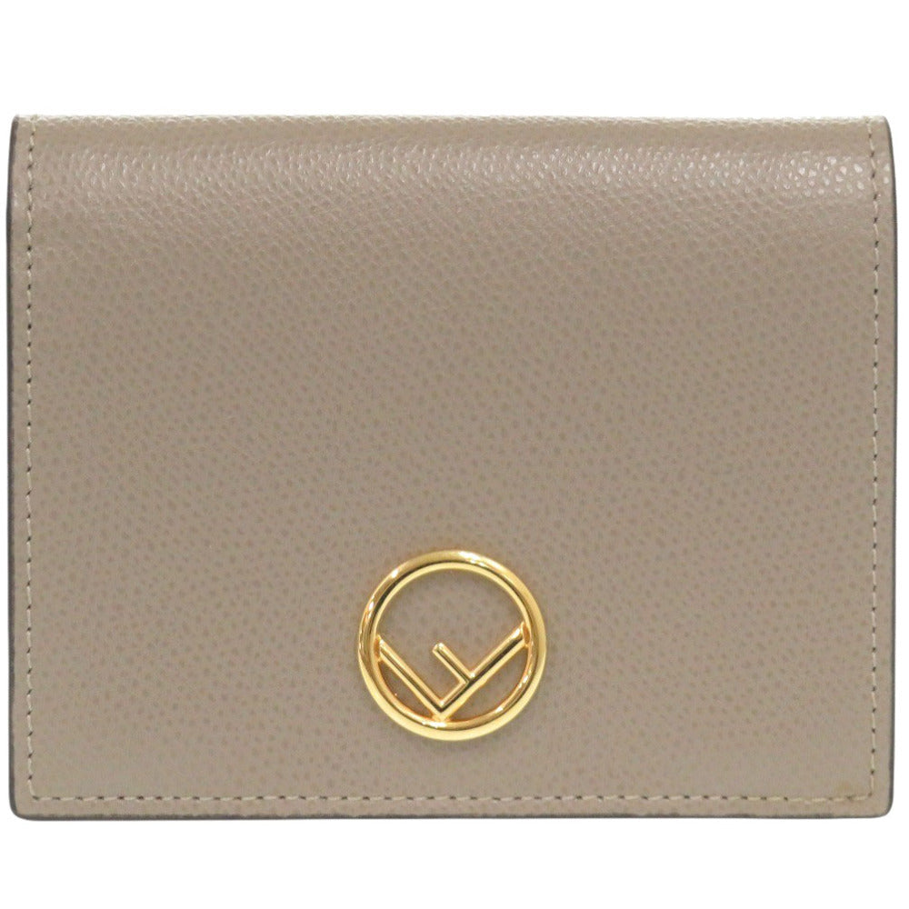 FENDI Bifold Wallet 8M0387 leather beige Ehuise Fendi