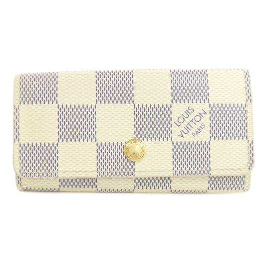 LOUIS VUITTON Key case Key holder  N60020 Damier canvas white Multicles4