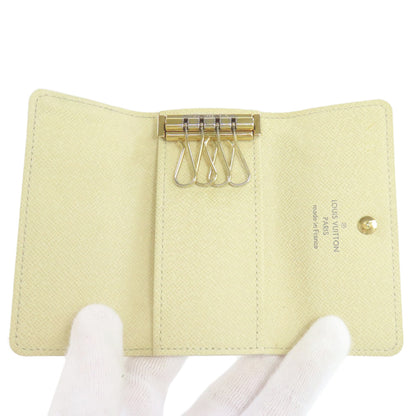 LOUIS VUITTON Key case Key holder  N60020 Damier canvas white Multicles4