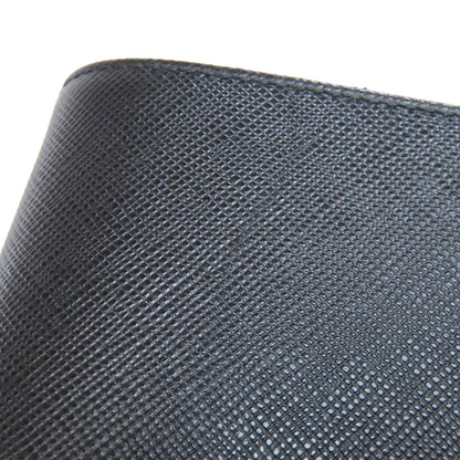 PRADA Bifold Wallet Safiano black logo