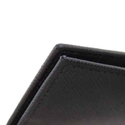 PRADA Bifold Wallet Safiano black logo