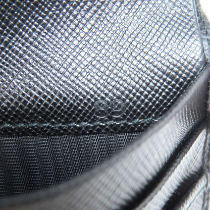 PRADA Bifold Wallet Safiano black logo