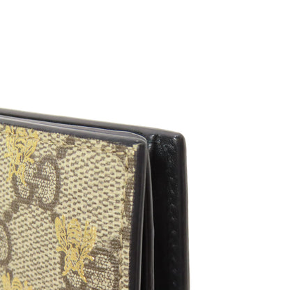 GUCCI Bifold Wallet 508757 PVC Brown GG Supreme B