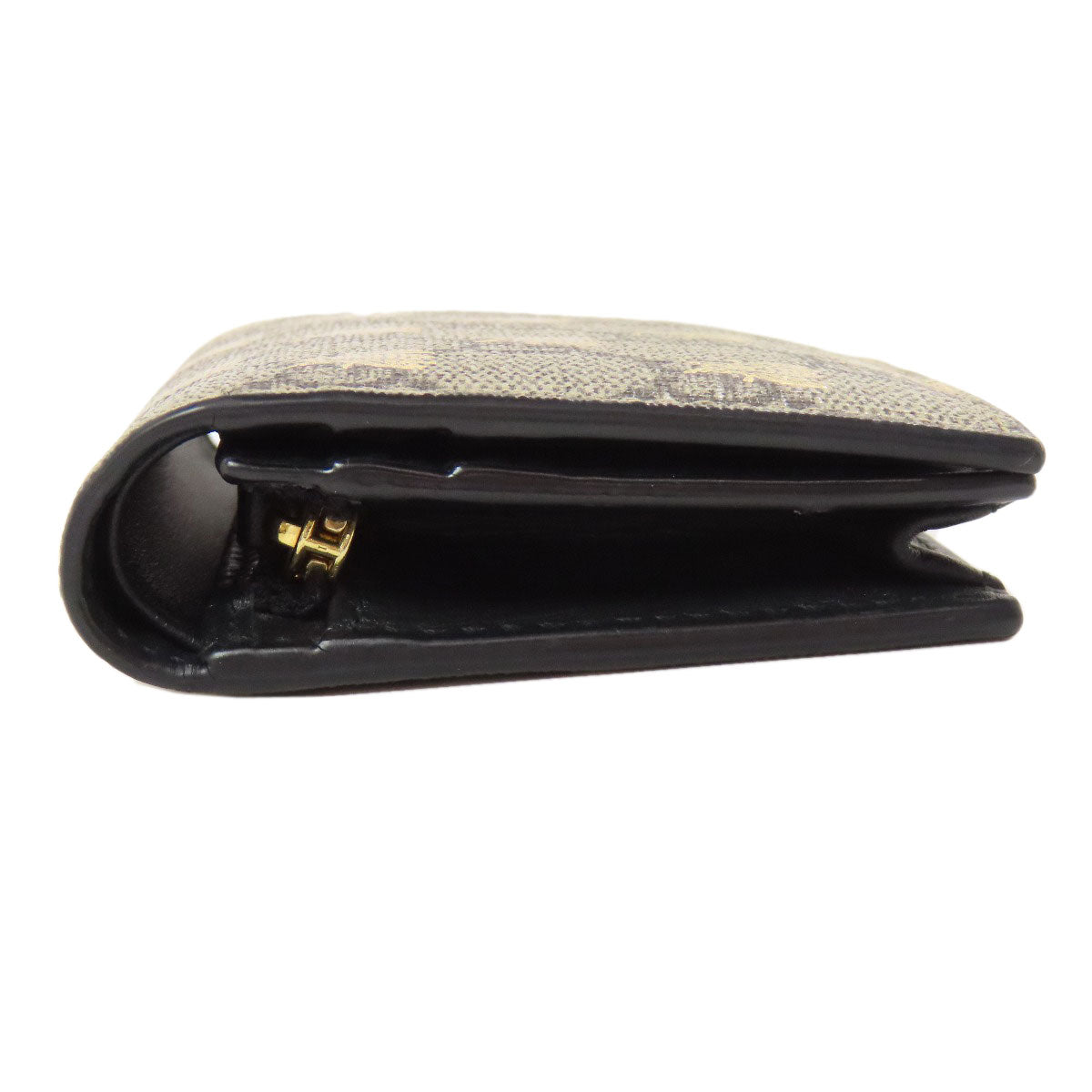 GUCCI Bifold Wallet 508757 PVC Brown GG Supreme B