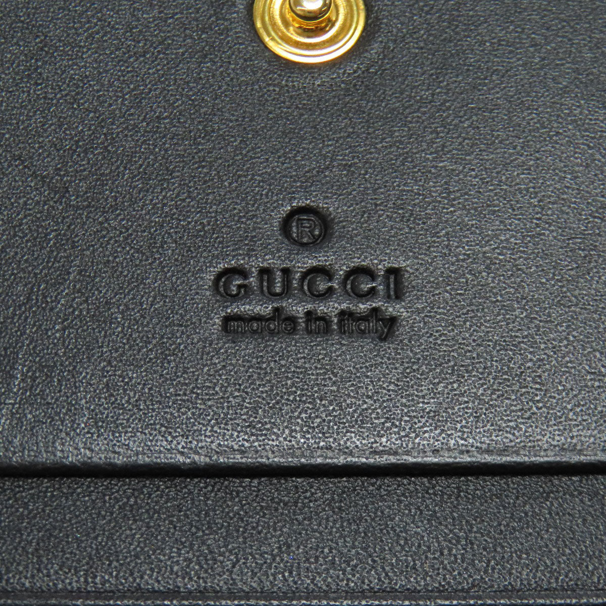GUCCI Bifold Wallet 508757 PVC Brown GG Supreme B