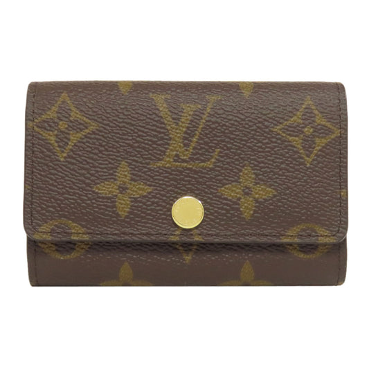 LOUIS VUITTON Key case Key holder  M62630 Monogram canvas Brown Multicles6