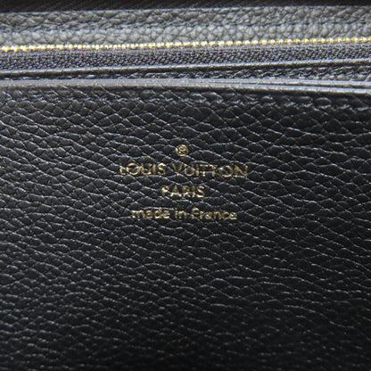 LOUIS VUITTON Long Wallet Purse M69698 Ann Platt black LV Crafty Zippy Wallet