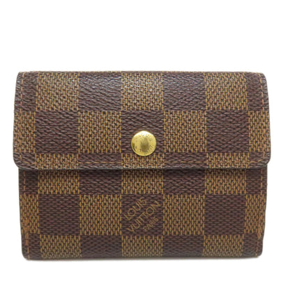 LOUIS VUITTON Coin case N62925 Damier canvas Brown Ludlow