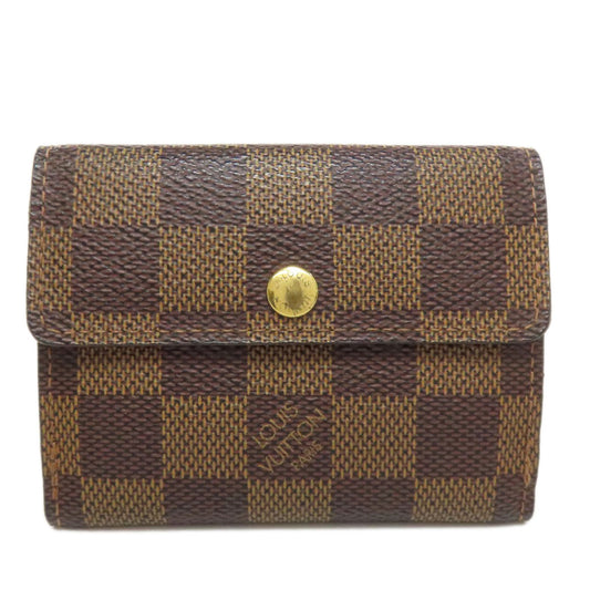 LOUIS VUITTON Coin case N62925 Damier canvas Brown Ludlow