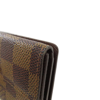 LOUIS VUITTON Coin case N62925 Damier canvas Brown Ludlow