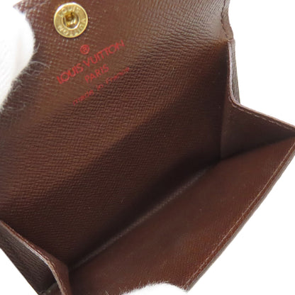 LOUIS VUITTON Coin case N62925 Damier canvas Brown Ludlow