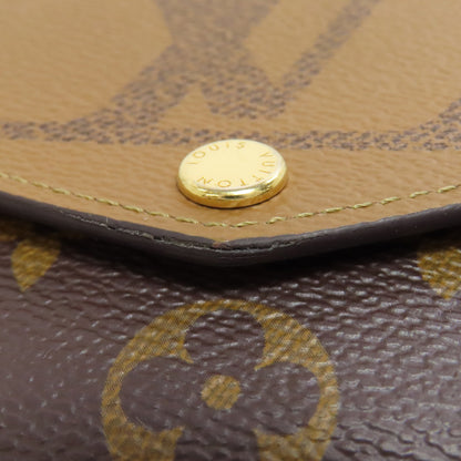 LOUIS VUITTON Long Wallet Purse M80726 Monogram Giant Brown Portefeuille Sara