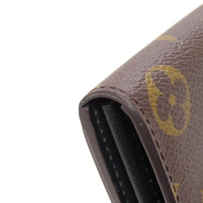 LOUIS VUITTON Long Wallet Purse M80726 Monogram Giant Brown Portefeuille Sara