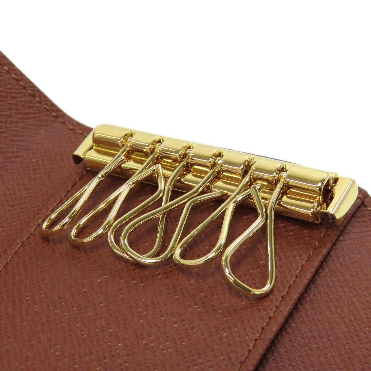 LOUIS VUITTON Key case Key holder  M62630 Monogram canvas Brown Multicles6