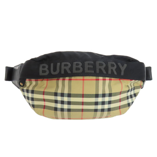 BURBERRY Hip bag Nylon beige Nova Check