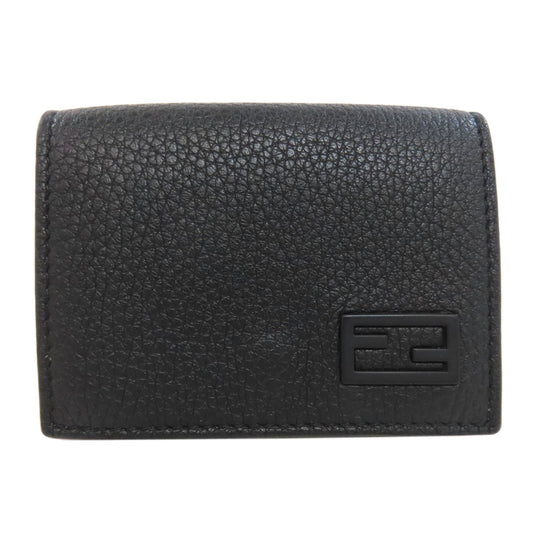 FENDI Bifold Wallet 7M0280 leather black logo