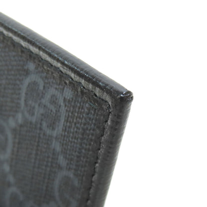 GUCCI Card Case 678002 PVC black GG Supreme