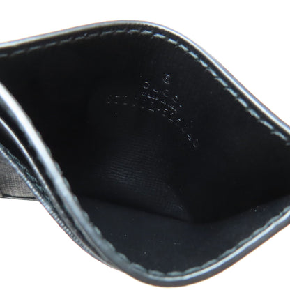 GUCCI Card Case 678002 PVC black GG Supreme