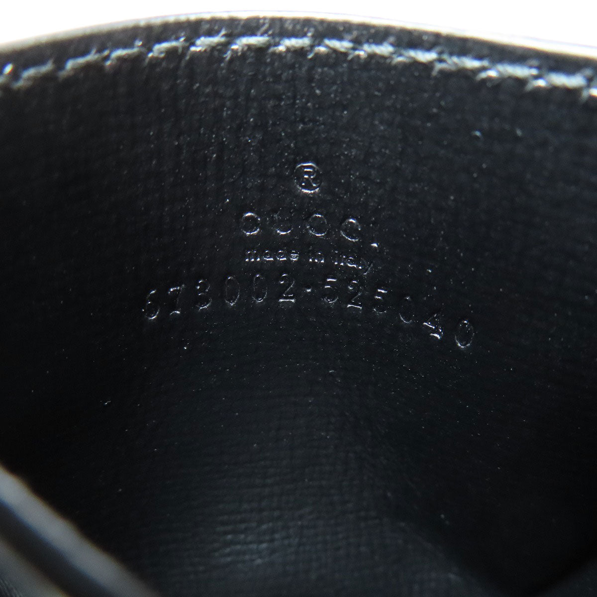 GUCCI Card Case 678002 PVC black GG Supreme
