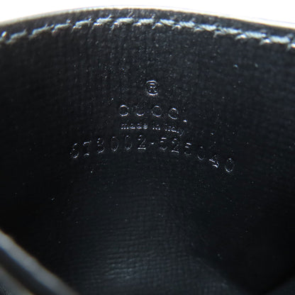 GUCCI Card Case 678002 PVC black GG Supreme