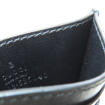 GUCCI Card Case 678002 PVC black GG Supreme