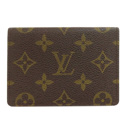 LOUIS VUITTON Card Case M60533 Monogram canvas Brown Porto 2 Cult Vertical