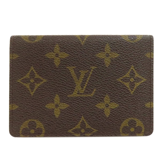 LOUIS VUITTON Card Case M60533 Monogram canvas Brown Porto 2 Cult Vertical