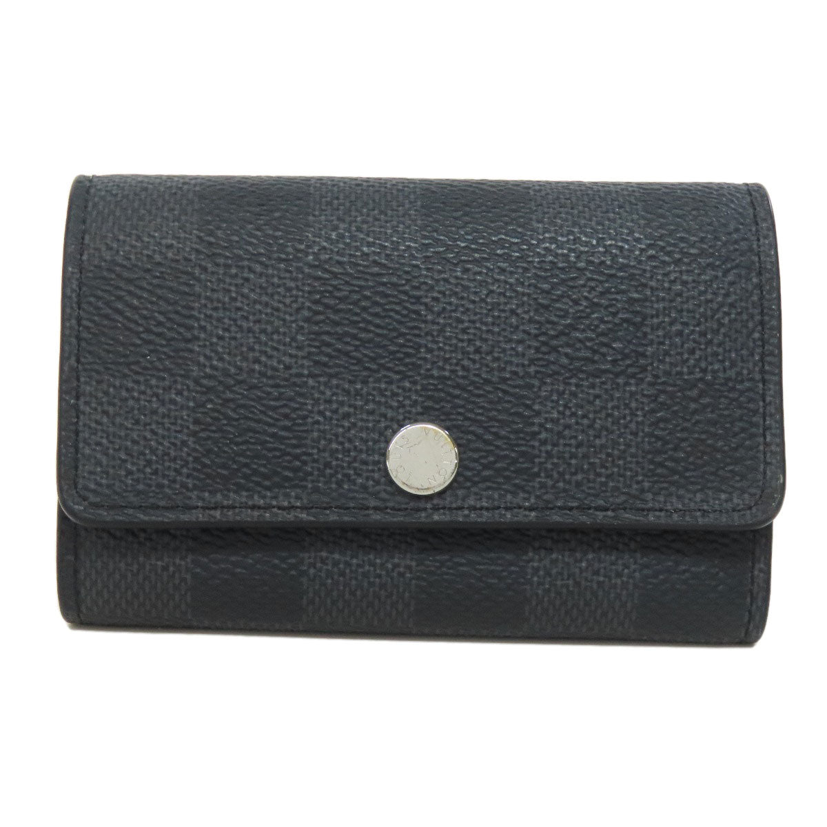 LOUIS VUITTON Key case Key holder  M62662 Damier canvas black Multicles6