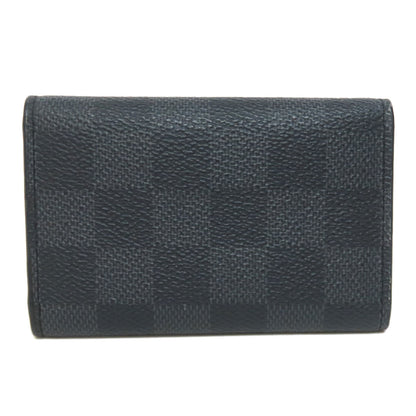 LOUIS VUITTON Key case Key holder  M62662 Damier canvas black Multicles6