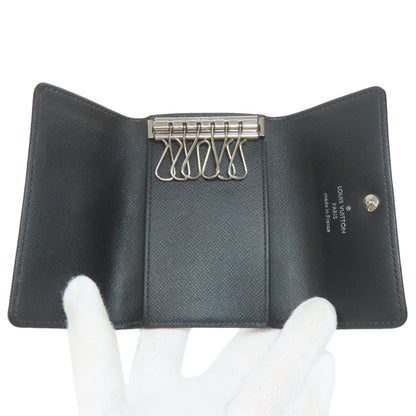 LOUIS VUITTON Key case Key holder  M62662 Damier canvas black Multicles6