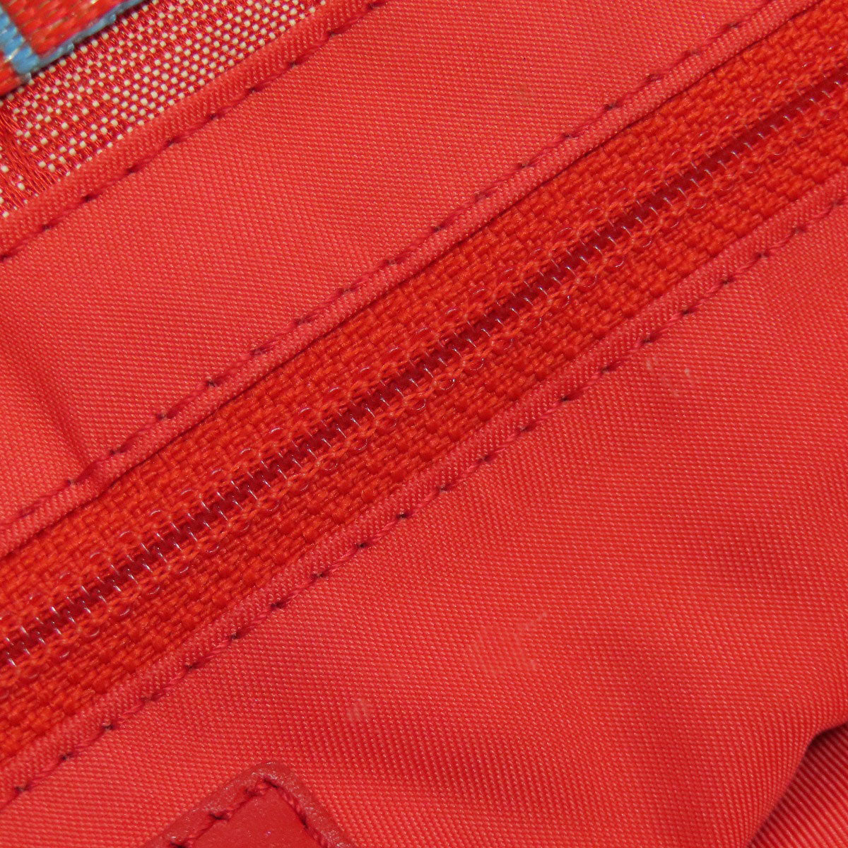 CHANEL Tote Bag Nylon jacquard Red New Travel Line MM
