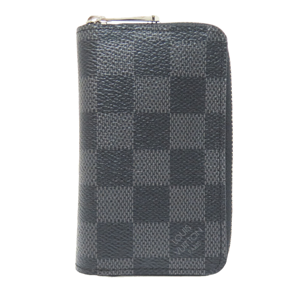 LOUIS VUITTON Coin case N63076 Damier canvas gray Zippy coin purse