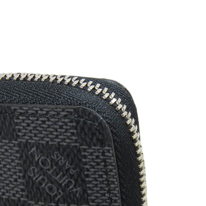 LOUIS VUITTON Coin case N63076 Damier canvas gray Zippy coin purse