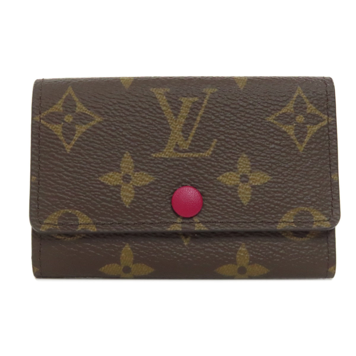 LOUIS VUITTON Key case Key holder  M60701 Monogram canvas Brown Multicles6