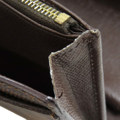 LOUIS VUITTON Bifold Wallet N63067 Damier canvas Brown Portefeuille Alexandra