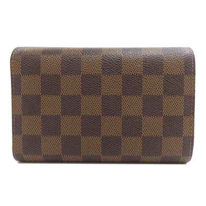 LOUIS VUITTON Bifold Wallet N63067 Damier canvas Brown Portefeuille Alexandra