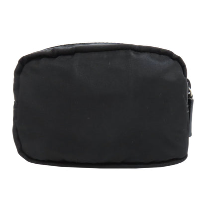 PRADA Accessory pouch Nylon black logoMetal
