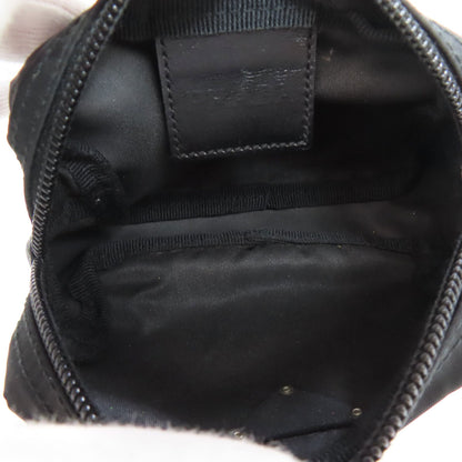 PRADA Accessory pouch Nylon black logoMetal