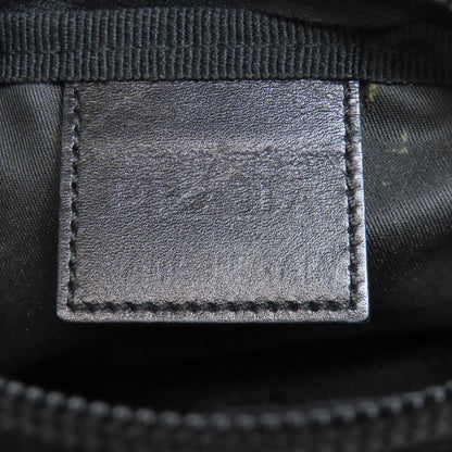 PRADA Accessory pouch Nylon black logoMetal