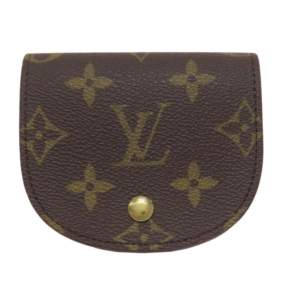 LOUIS VUITTON Coin case M61970 Monogram canvas Brown Porto Monet Guze